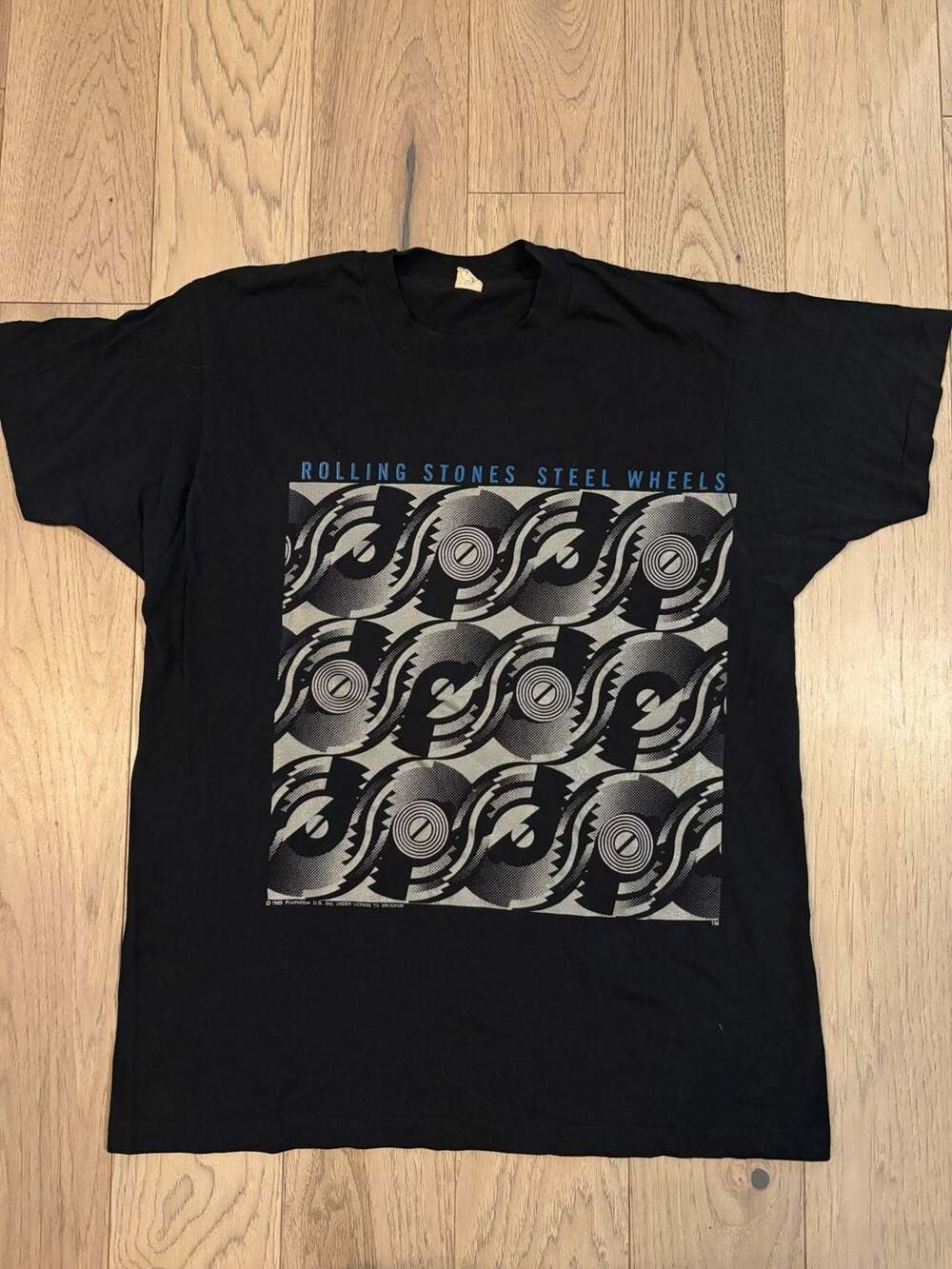 Vintage 1989 Rolling Stones Steel Wheels Canadian Tour T-Shirt